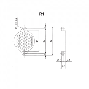 Catarifrangente R1