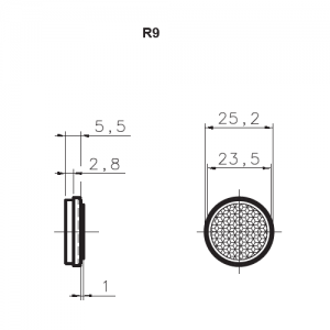 Catarifrangente R9