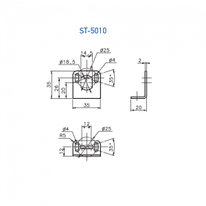 Staffa di supporto ST-5010