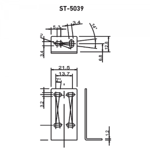 Staffa di supporto ST-5039