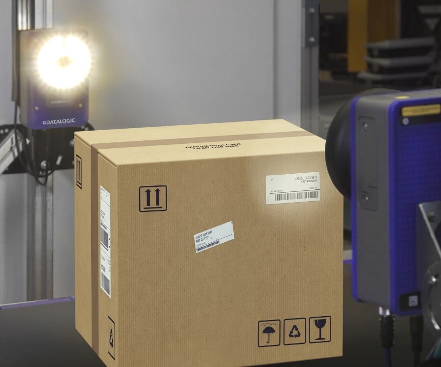 Lettore barcode nastro